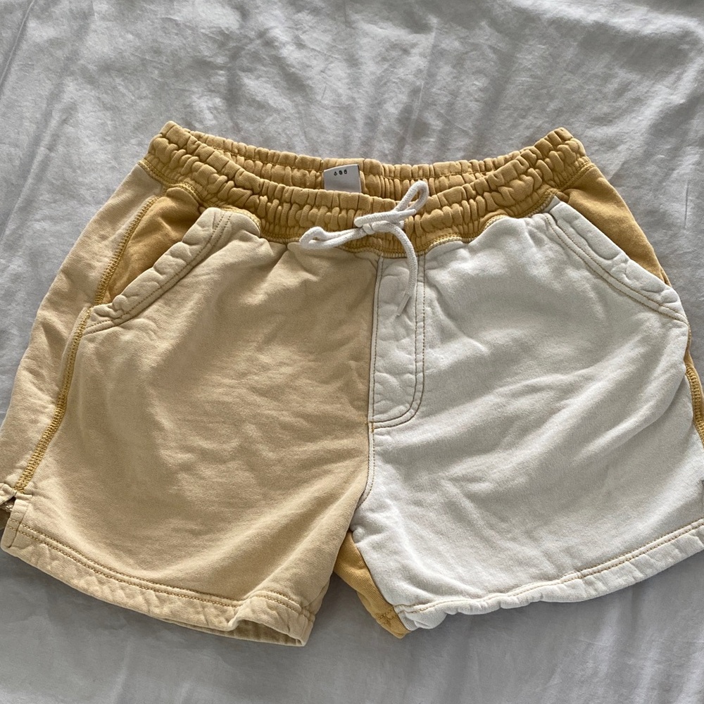 Two-Tone Sweat Shorts